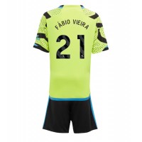 Camisa de time de futebol Arsenal Fabio Vieira #21 Replicas 2º Equipamento Infantil 2023-24 Manga Curta (+ Calças curtas)